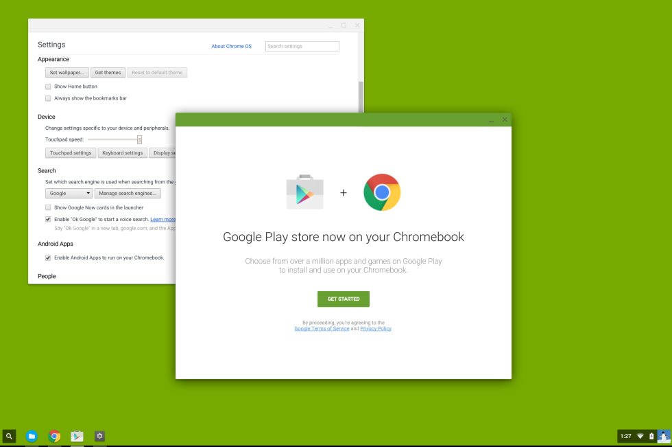 chromebook + android