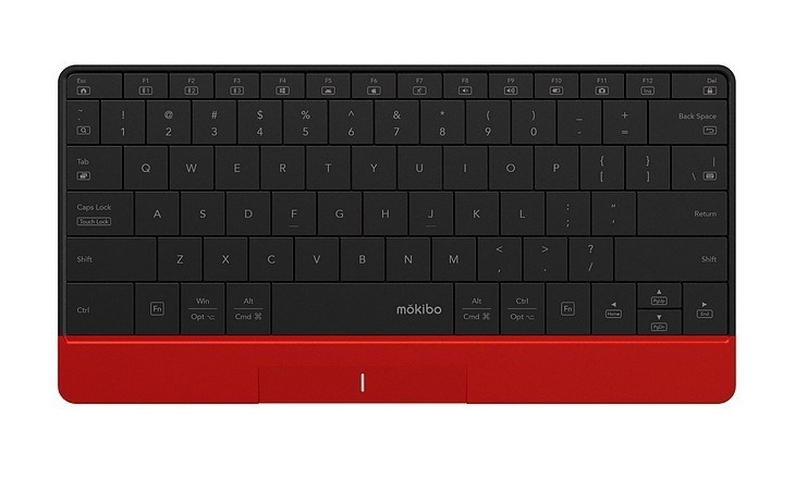 Клавиатура Mokibo со встроенным тачпадом