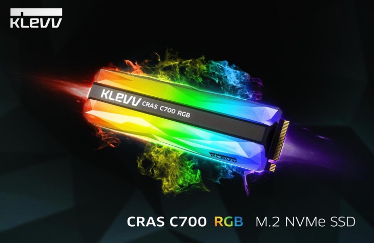 NVMe SSD-накопитель Klevv CRAS C700 RGB