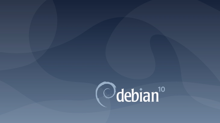 Логотип Debian 10