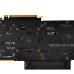 Задняя панель видеокарты EVGA GeForce RTX 2080 Ti XC Hydro Copper