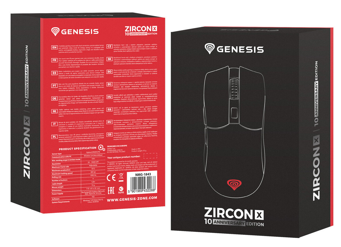 Мышь Genesis-Zircon-X