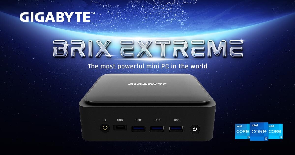 Мини-компьютер Gigabyte-Brix-Extreme