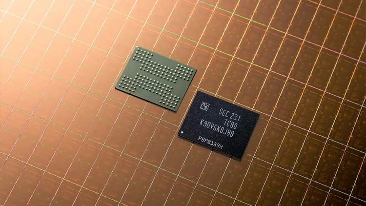 Чип памяти Samsung-3D-V-NAND