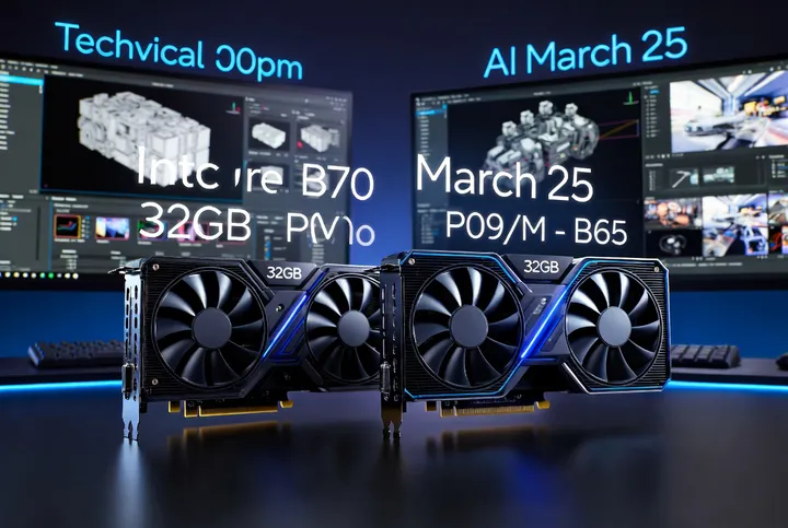Видеокарты Intel Arc Pro B70 и B65 на Battlemage